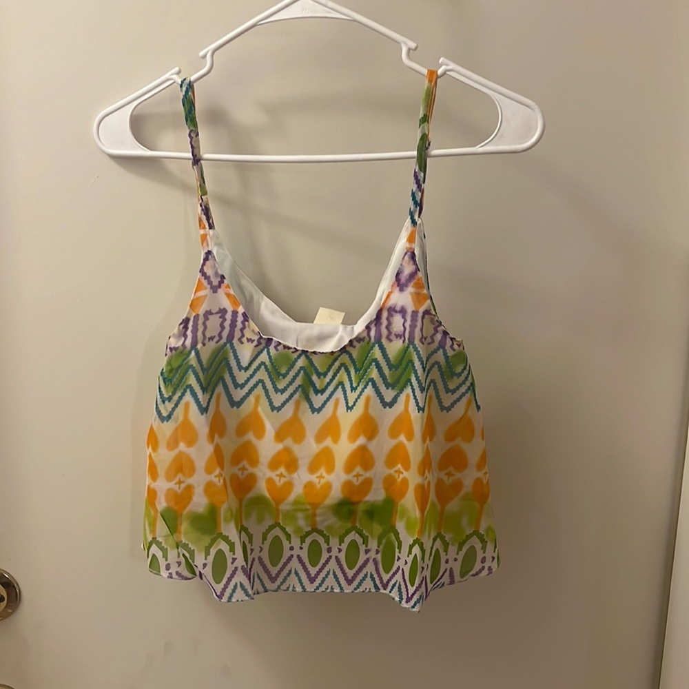Multi color crop top